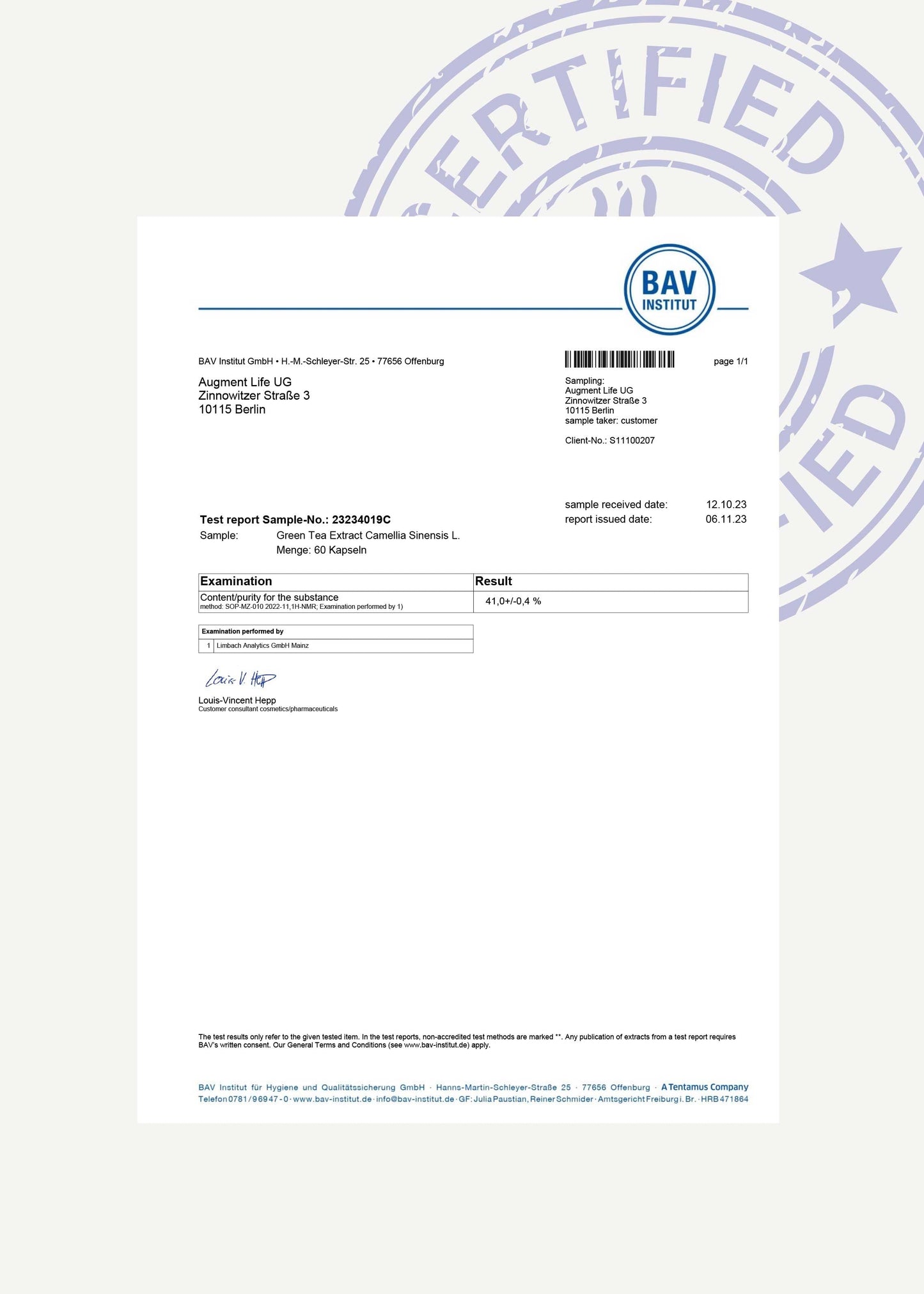 Ekstrakt af grøn te