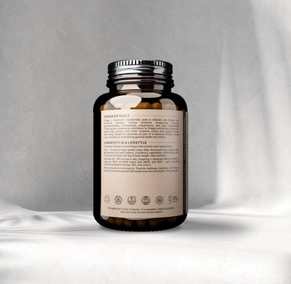 Chaga Svampeekstrakt — venstre side
