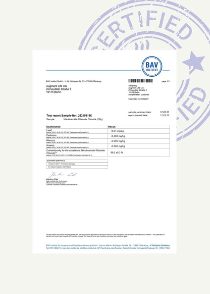 NR - Nikotinamid Ribosid